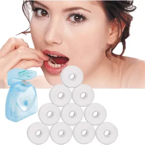 10 Rolls 50m Dental Flosser Spool Toothpick Dental Floss Tooth Cleaning Oral Hygiene Tooth Cleaning Wax Mint Floss 0ral irrigator