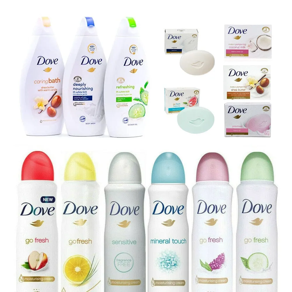 14-Piece: Dove Assorted Hygienic Beauty Kit