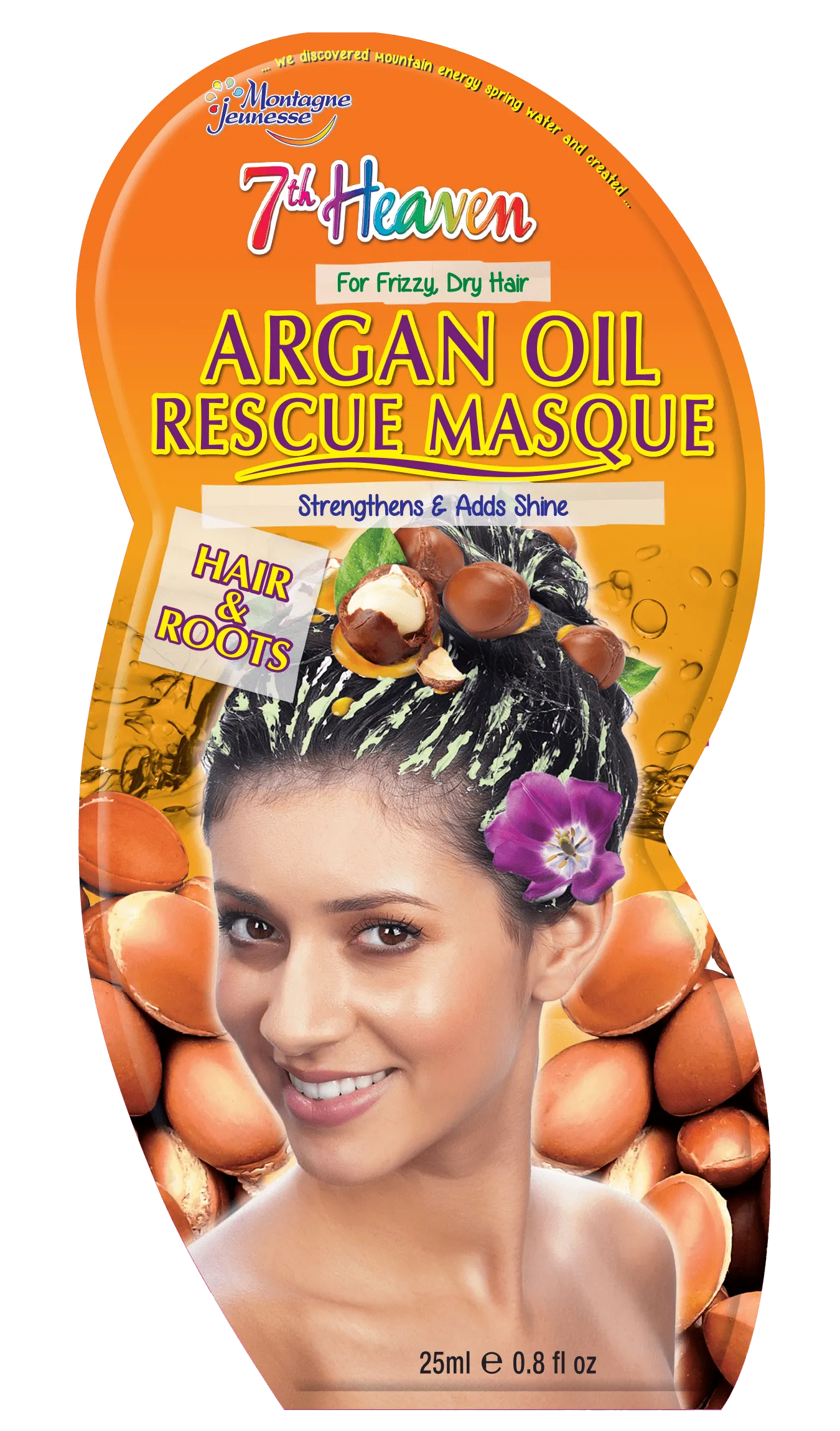 7th Heaven Argan Oil Rescue Hair Masque, 25ml