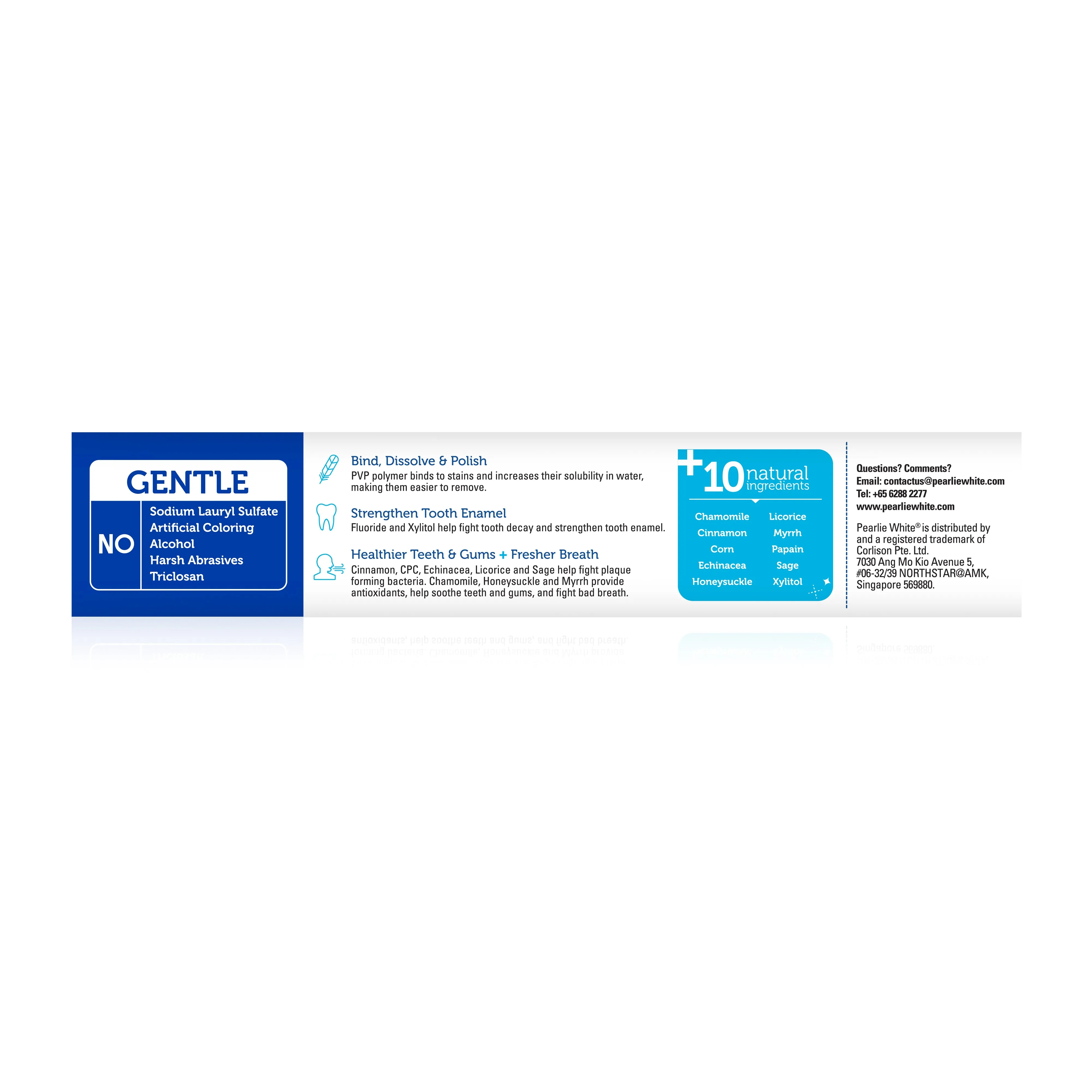 Advanced Whitening Fluoride Toothpaste 130gm