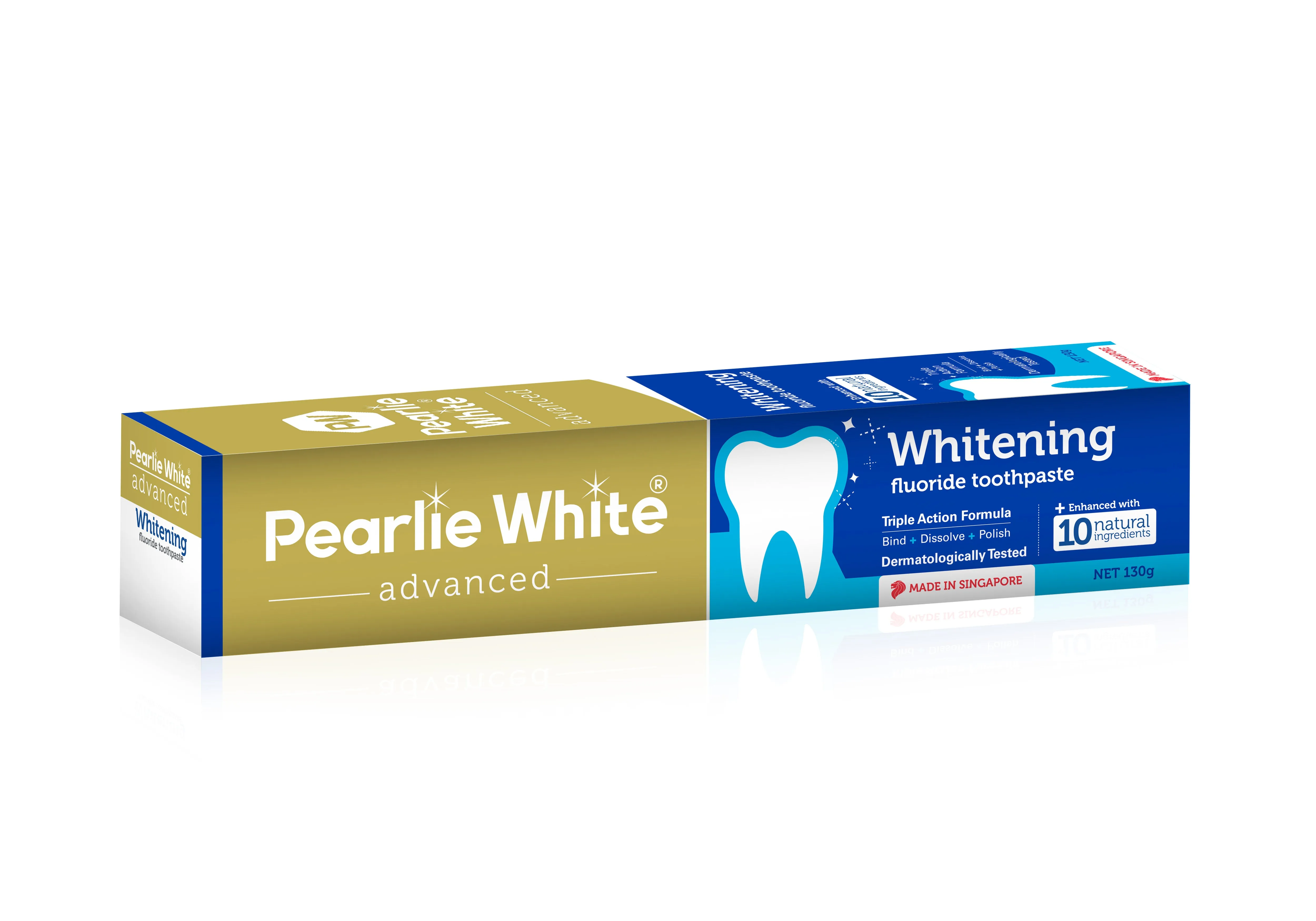 Advanced Whitening Fluoride Toothpaste 130gm