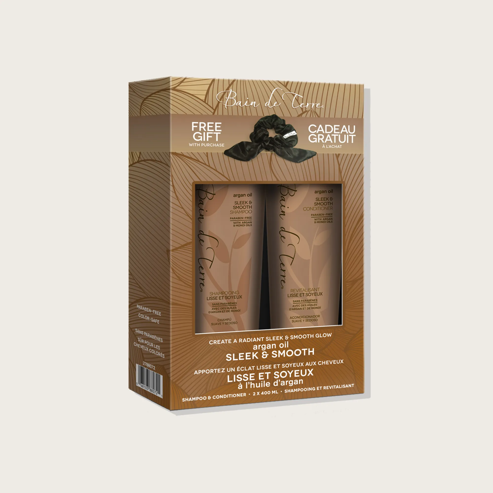 Argan Oil Sleek And Smooth Holiday Set