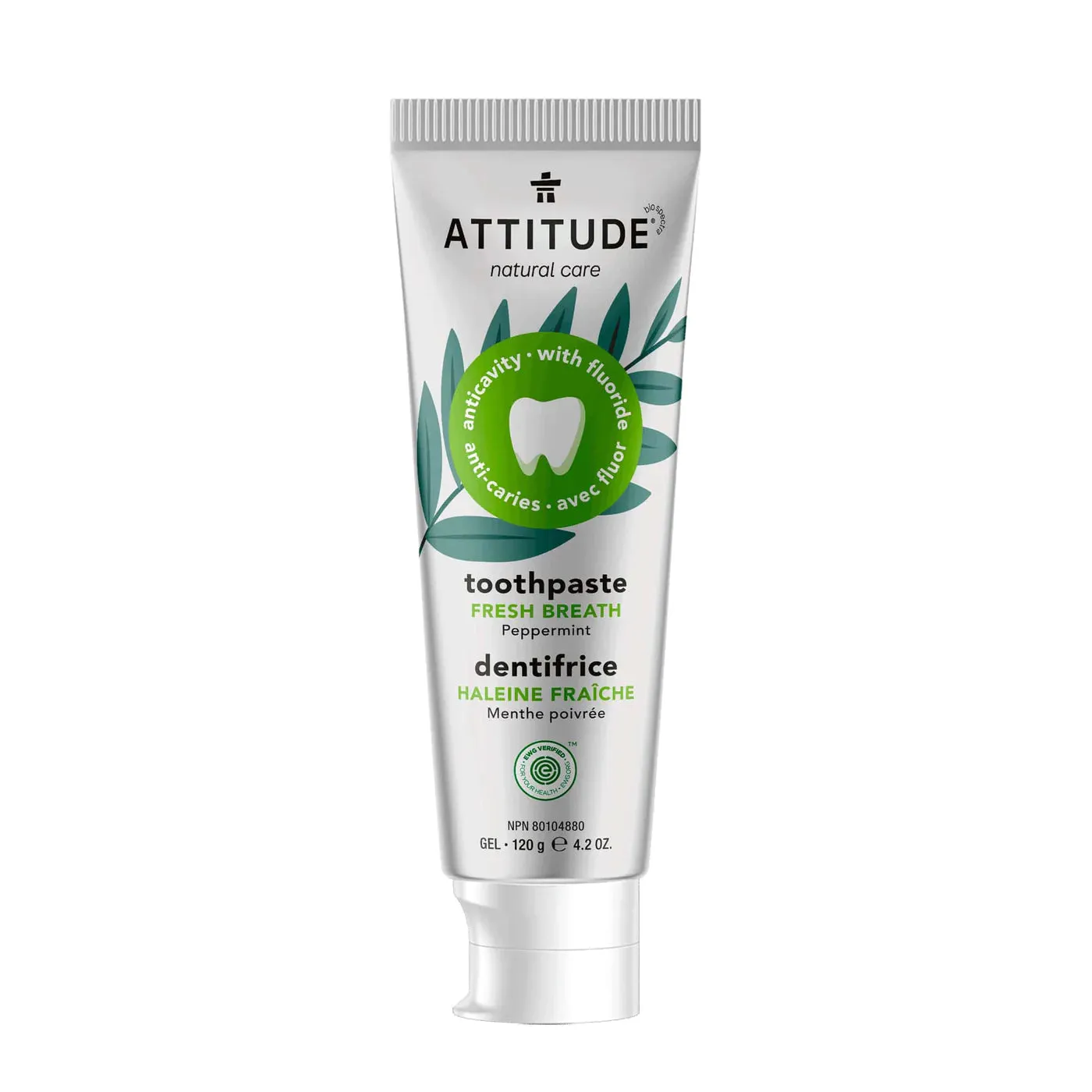 Attitude Toothpaste with Fluoride for Adults - Assorted Varieties and Sizes