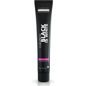Black Is White Toothpaste 60 ml - Whitening Toothpaste with Activated Charcoal - Sls-Free Toothpaste without Microplastics without Triclosan and Fluoride , Curaprox