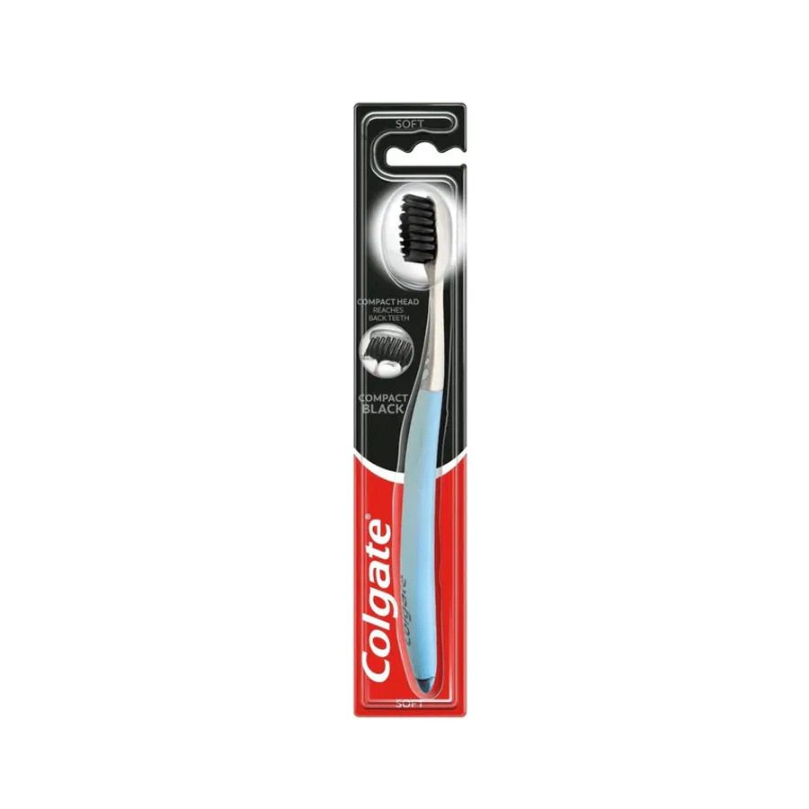 Colgate Black Compact Soft Toothbrush