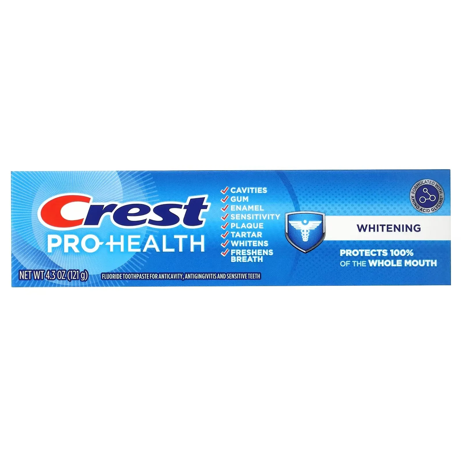 Crest Pro-Health Fluoride Whitening Toothpaste, 121 g