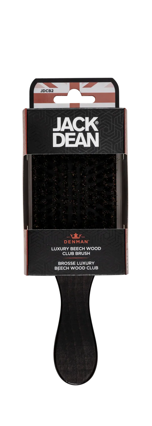Denman Jack Dean Luxury Beech Wood Club Brush