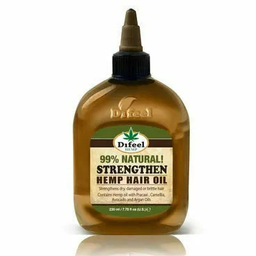 Difeel: Hemp 99% Natural Hemp Hair Oil Pro-Growth 2.5oz