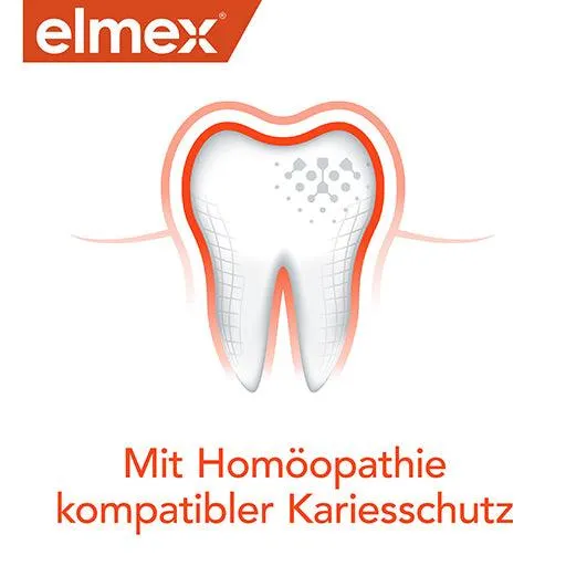 ELMEX menthol-free toothpaste with folding box