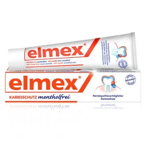 ELMEX menthol-free toothpaste with folding box