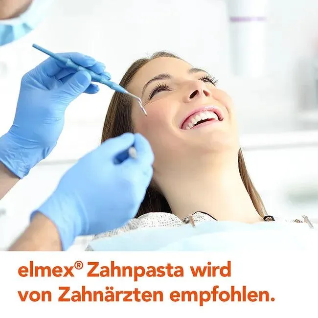 ELMEX menthol-free toothpaste with folding box