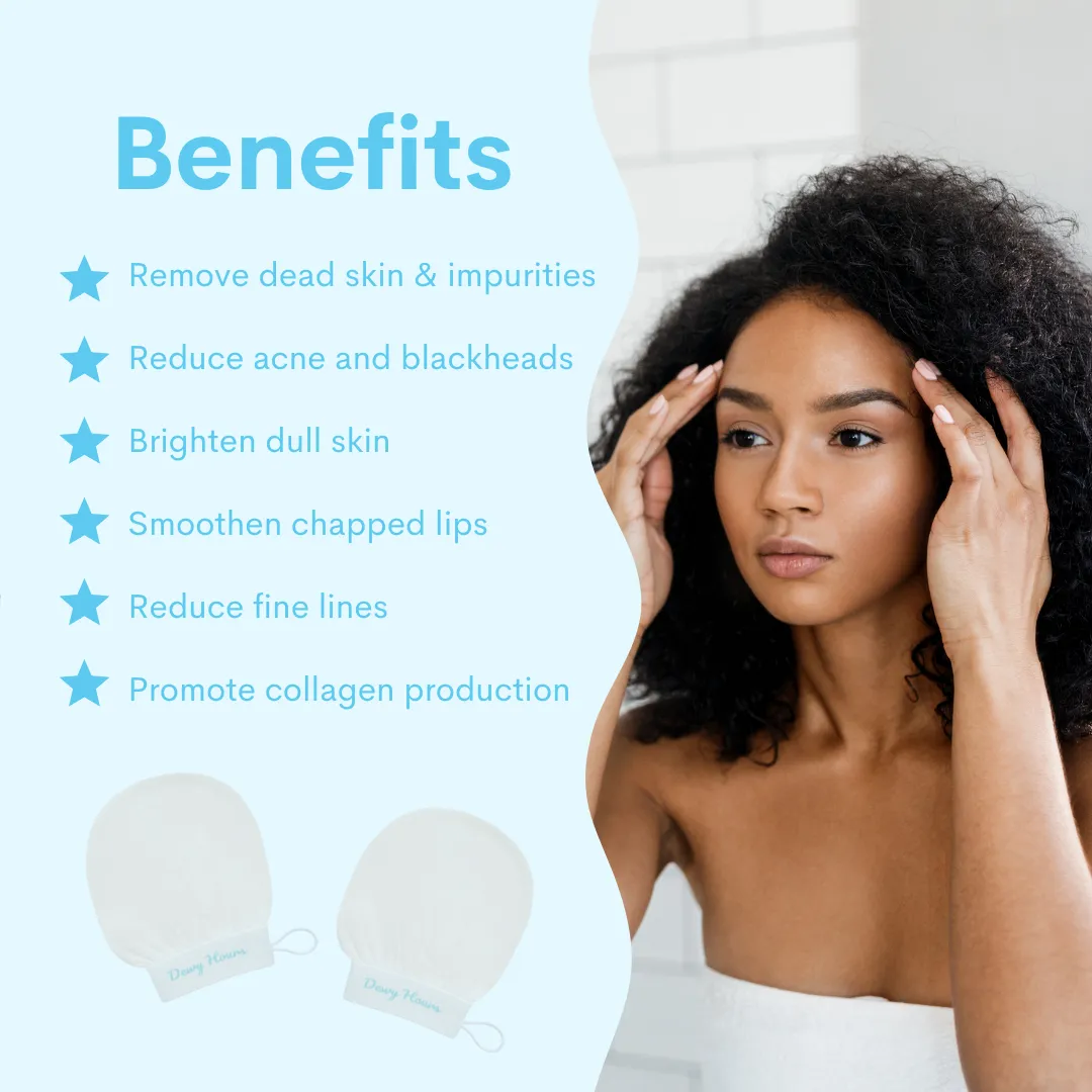 Exfoliating Silk Face Glove