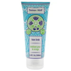 Face Scrub by Human Kind for Unisex - 3.3 oz Scrub