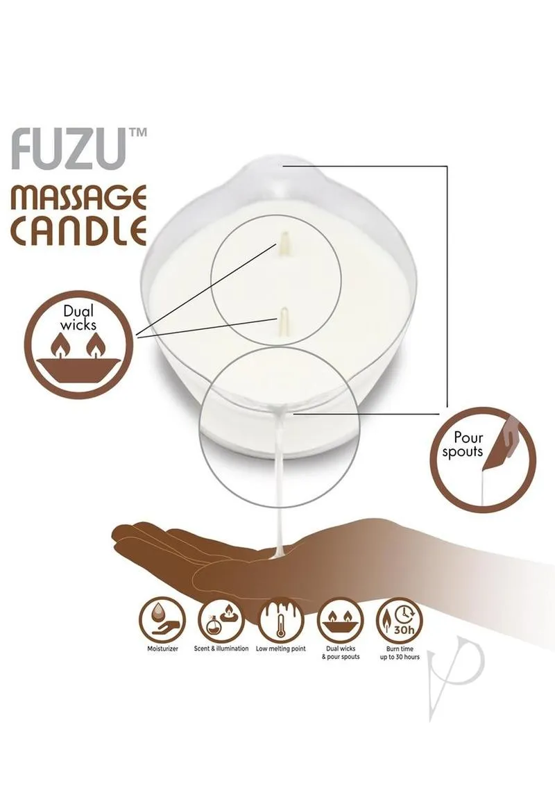 Fuzu Massage Candle Warm Vanilla 4oz