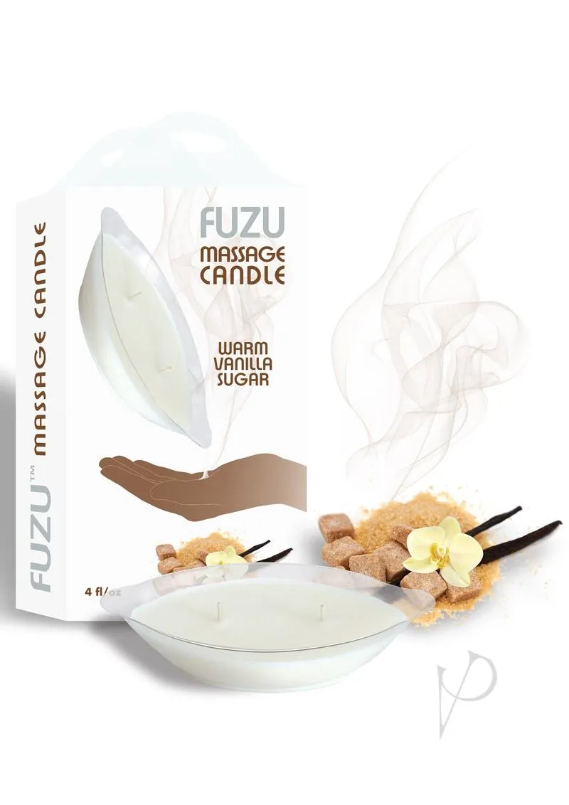 Fuzu Massage Candle Warm Vanilla 4oz