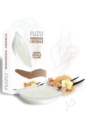 Fuzu Massage Candle Warm Vanilla 4oz