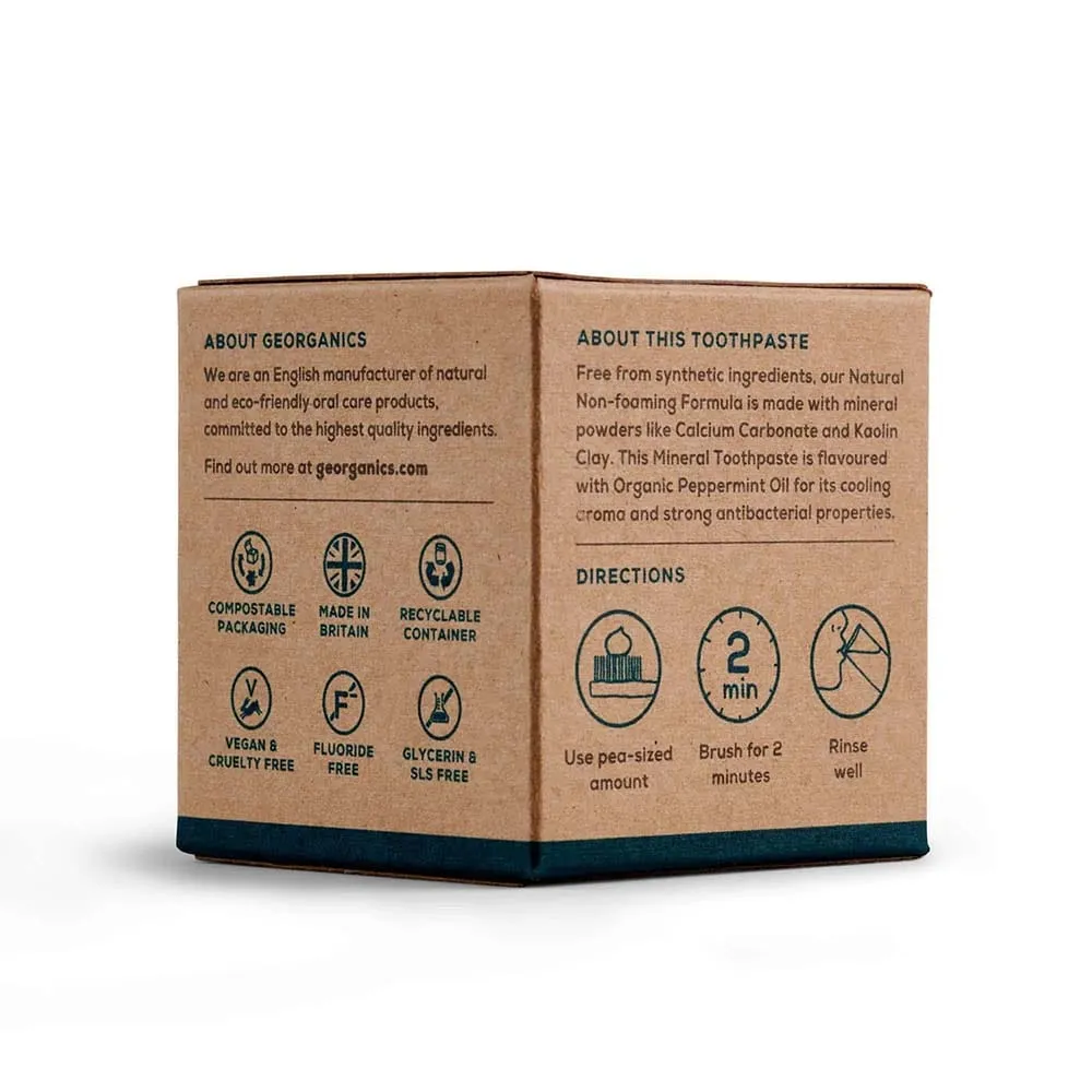 Georganics Natural Toothpaste - English Peppermint