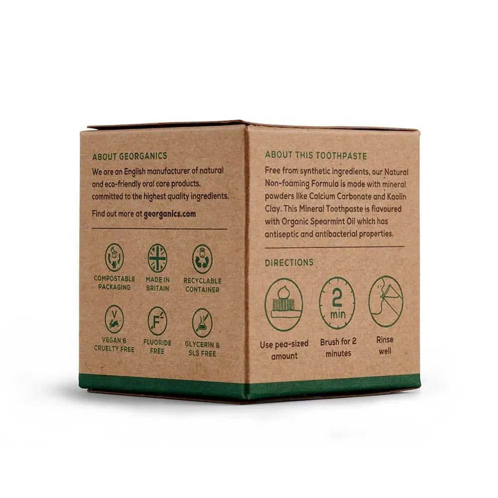 Georganics Natural Toothpaste - Spearmint