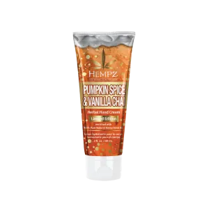 Hempz Limited Edition Pumpkin Spice & Vanilla Chai Hand Cream 3 oz.