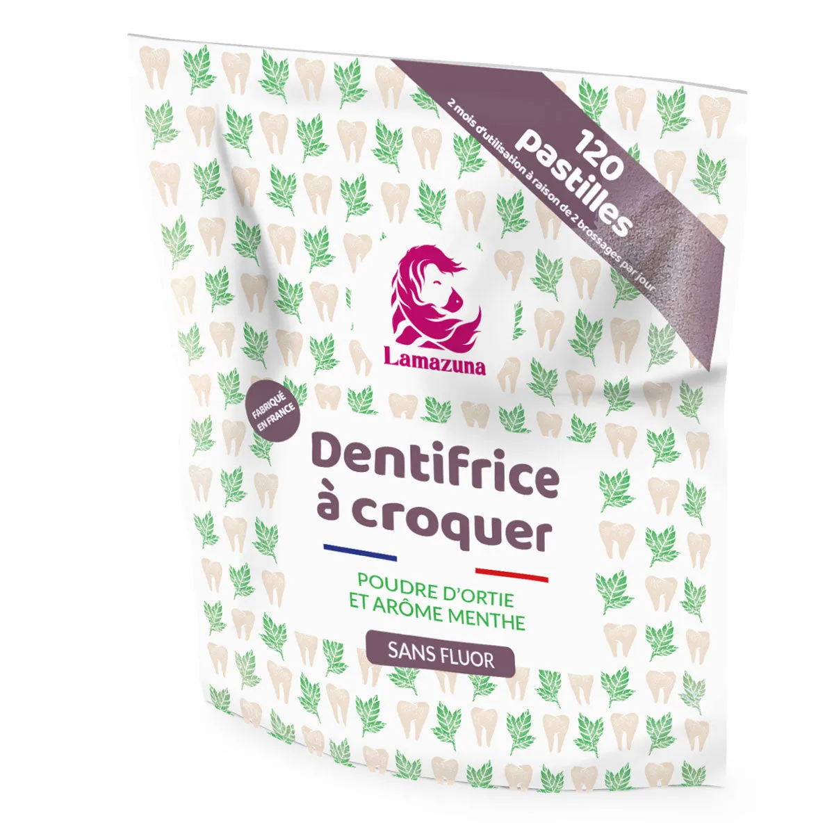Lamazuna Toothpaste Tablets - Nettle & Mint