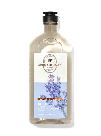 Lavender Vanilla Body Gel & Bubble Bath, 10 fl oz / 295 mL, Bath and Body Works