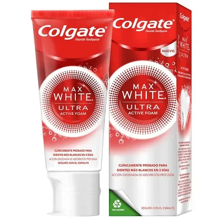 Max White Ultraactive whitening toothpaste with foam 50 ml, Colgate