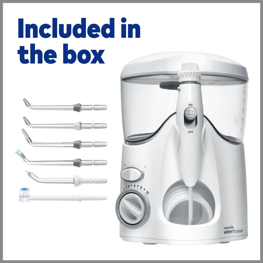 Waterpik WP-100 Ultra Countertop Water Flosser, White