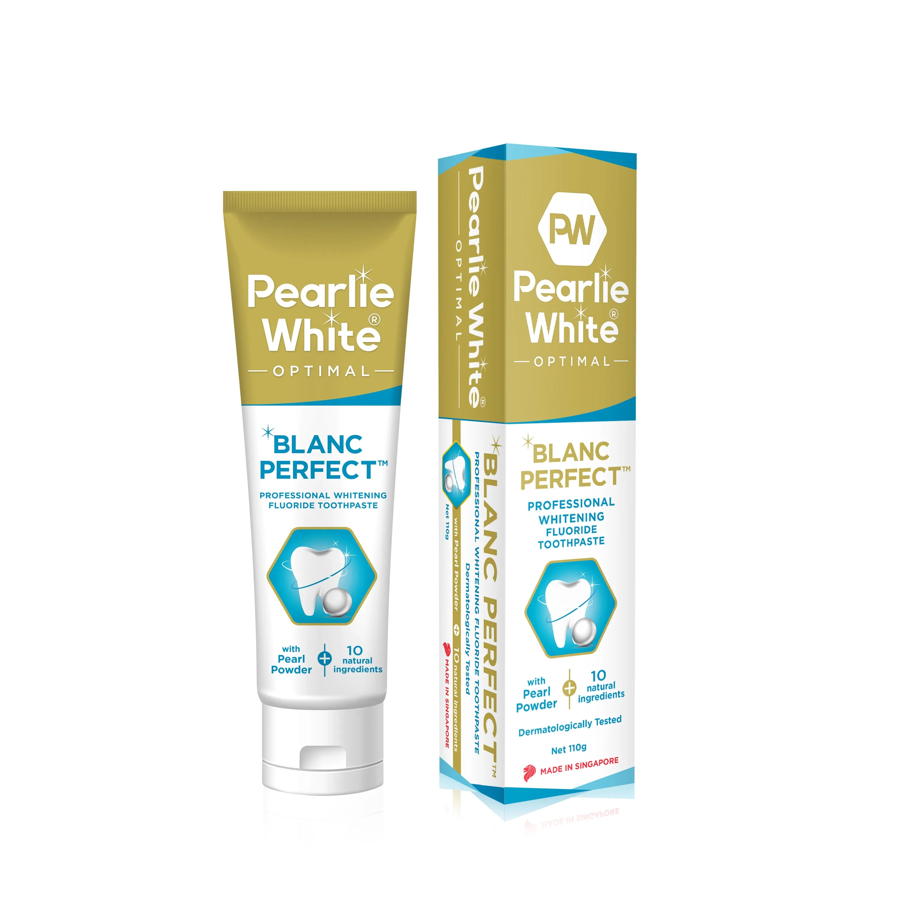 Optimal Blanc Perfect Professional Whitening Fluoride Toothpaste 110g