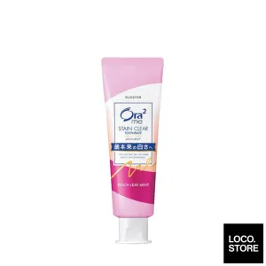Ora2 Me Stain Clear Toothpaste Peach Leaf Mint 140G