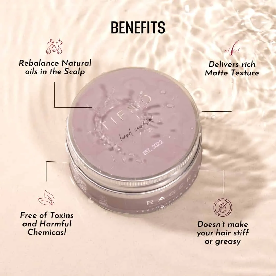 Rager | Texturising Hair Clay for Strong Hold