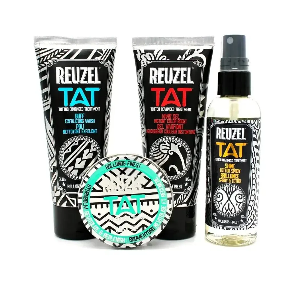 Reuzel TAT Buff Exfoliating Wash 100ml - Gentle Tattoo Cleanser
