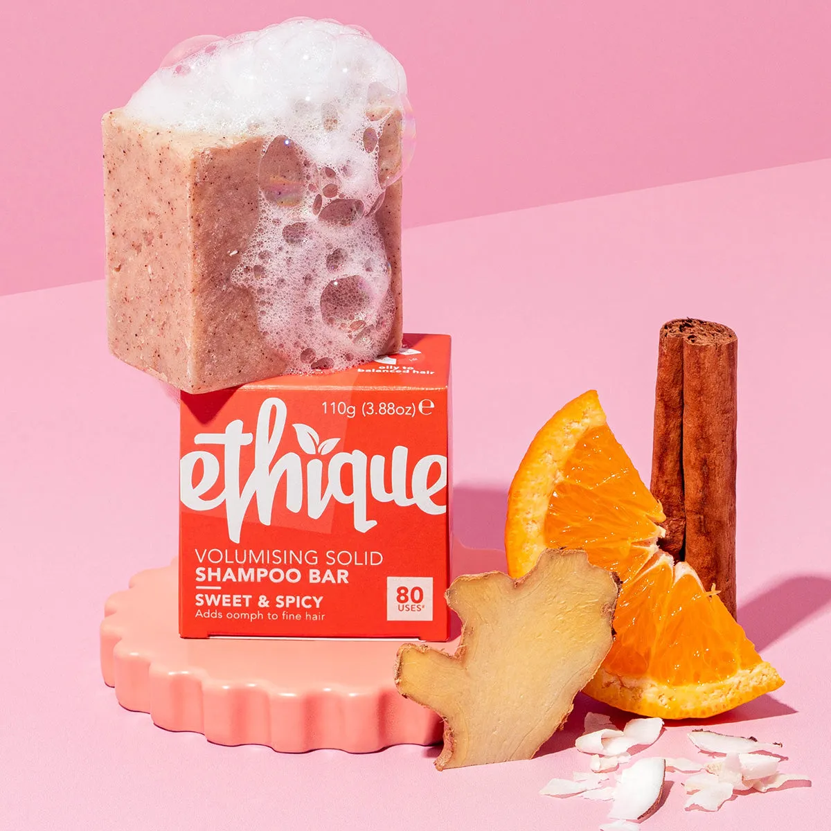 Volumising Shampoo Bar for Fine, Flat Hair: Sweet & Spicy™