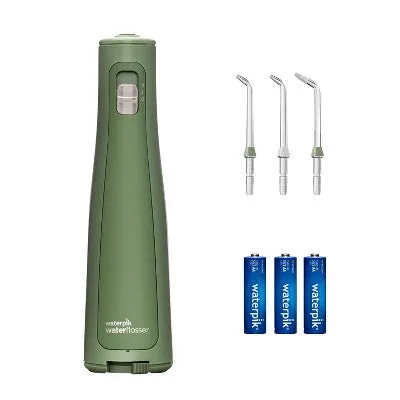 Waterpik Cordless Revive Portable Battery Operated Water Flosser - WF-03W038 - Fresh Green
